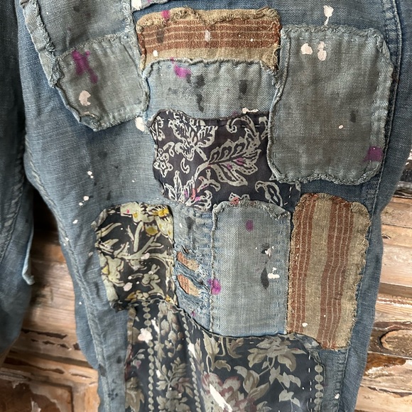 Bohemian Patchwork Pants by Magnolia Pearl - Picture 4 of 12